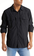 TACVASEN Fishing Shirt for Men - Quick Dry Tactical Work Shirt