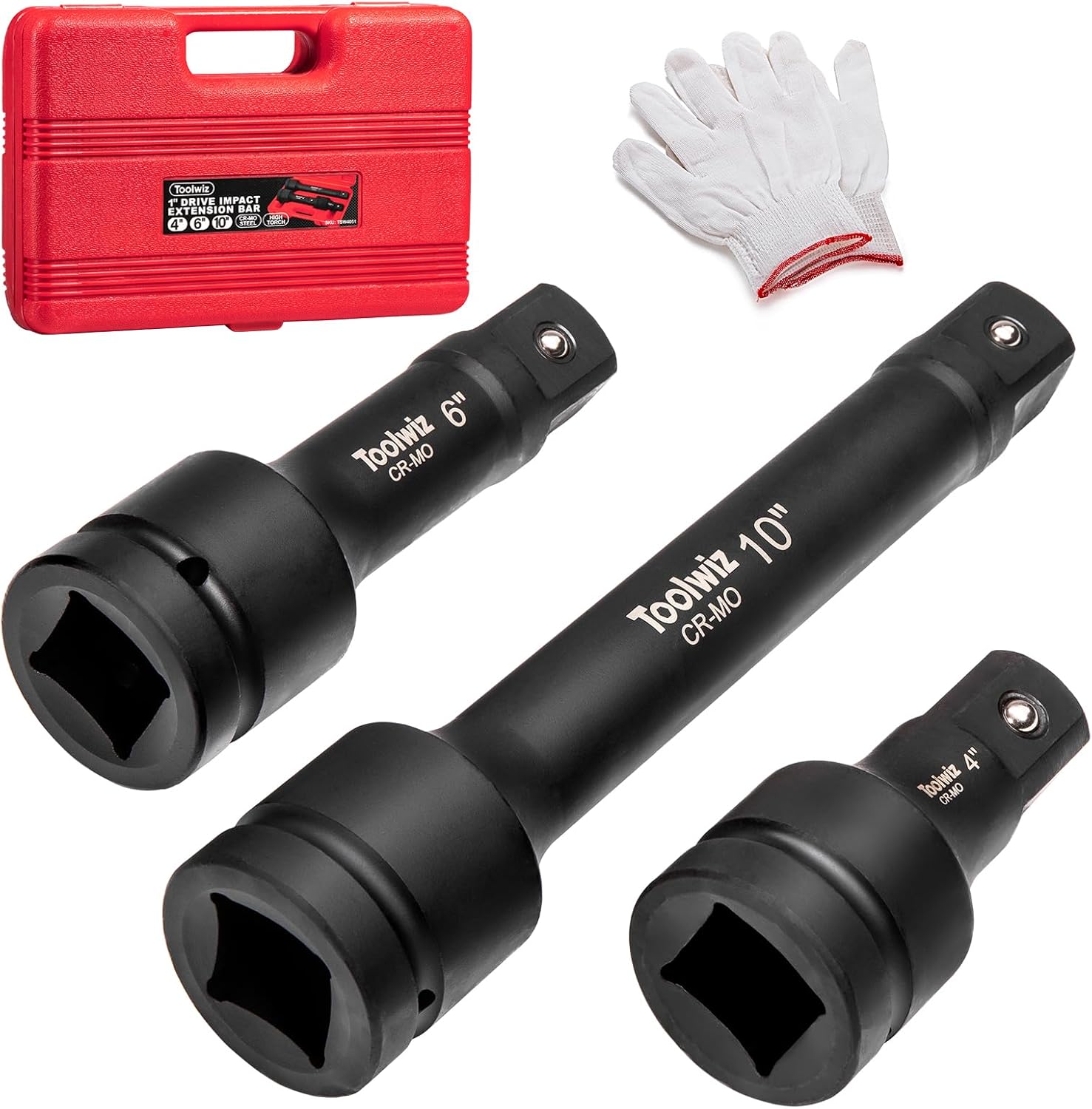 Toolwiz 1ft' Socket Extension Set for Mechanical Equipment Repair