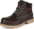 Mens Womens Snow Boots with Velvet Lining - Warm Waterproof Ankle