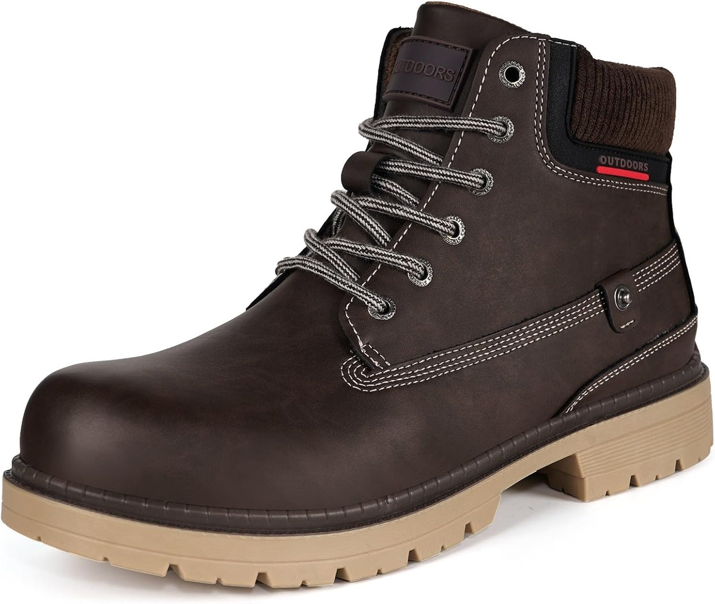Eagsouni Mens Womens Snow Boots Warm Fur Lined Ankle Booties