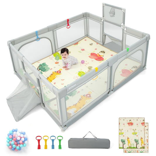 INFANS Extra Large Baby Playpen - Ultimate Indoor Fun!