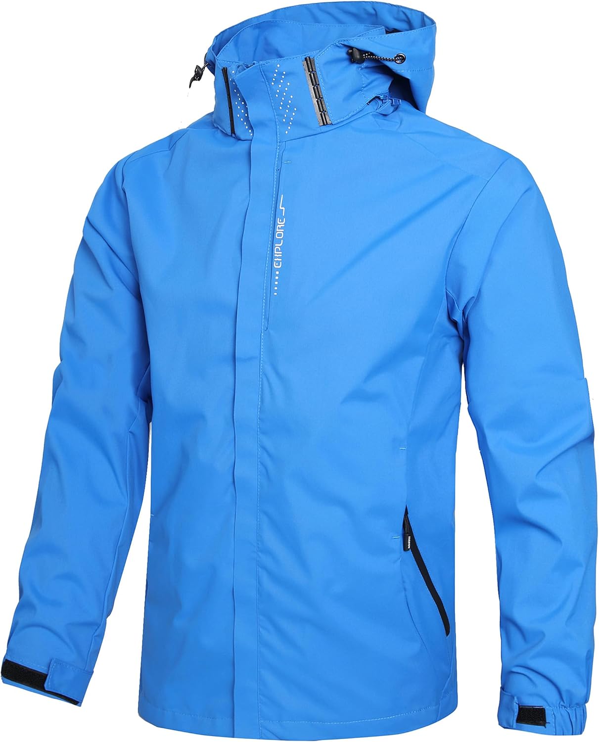 Men's Lightweight Waterproof Rain Jacket for Outdoor Activities