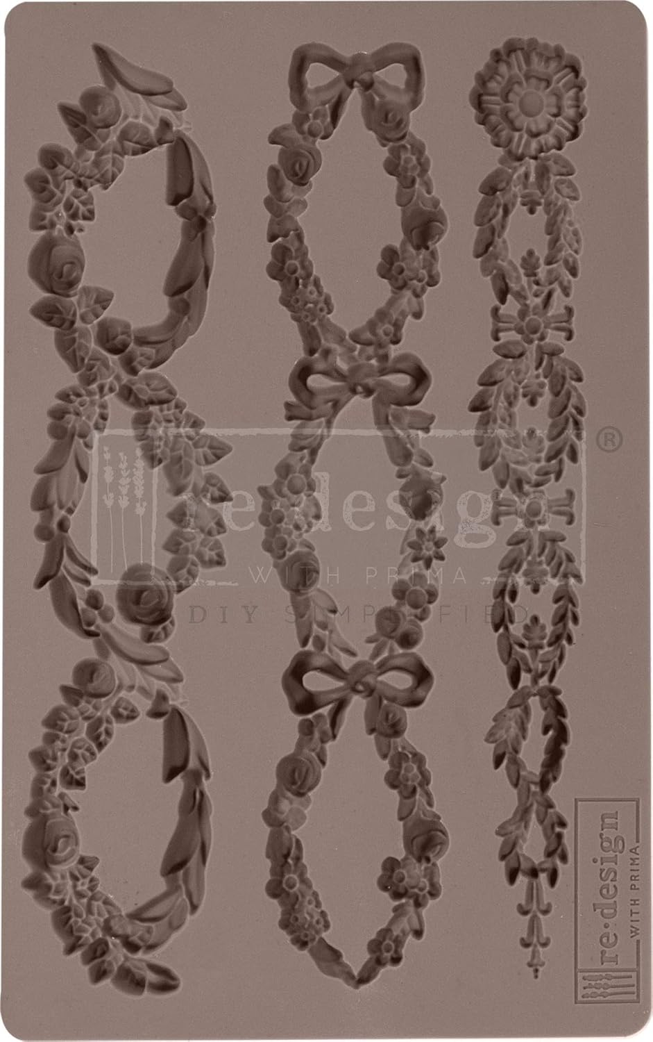 PRIMA MARKETING INC Redesign Mould 5X8 Floral Chain for Crafts