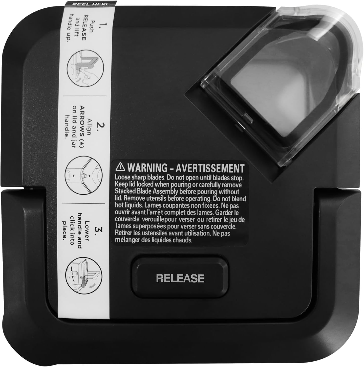 Ninja Blender 72 oz Lid Replacement - Secure Rim Extension