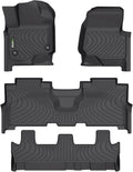 HAFIDI Floor Mats for 2021-2025 Ford Expedition Max 8 Seats
