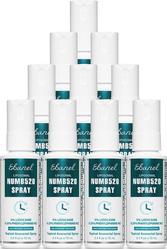 5% Lidocaine Spray Pain Relief Numbing Spray for Skin Care