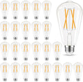 Edison Bulbs Dimmable E26 LED 60W Equivalent - Warm Soft White