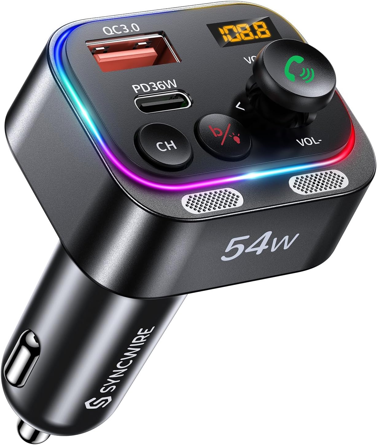 Syncwire Bluetooth Car Adapter: Stronger Mic, HiFi Sound