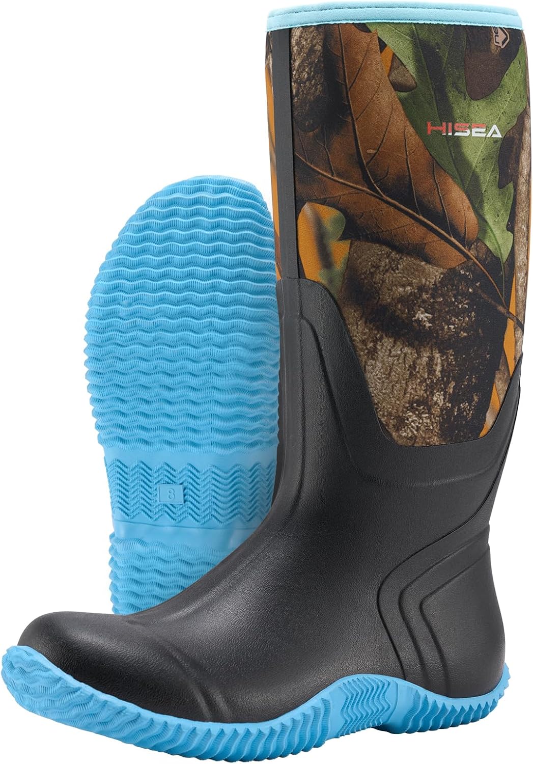 HISEA Women's Knee High Rain Boots - Waterproof Insulated Comfort
