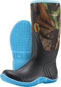 HISEA Women's Rain Boots Knee High Rubber Boots - Warm Waterproof give