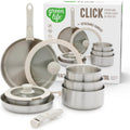 GreenLife 10 Piece Stainless Steel Cookware Set for Every Kitchen