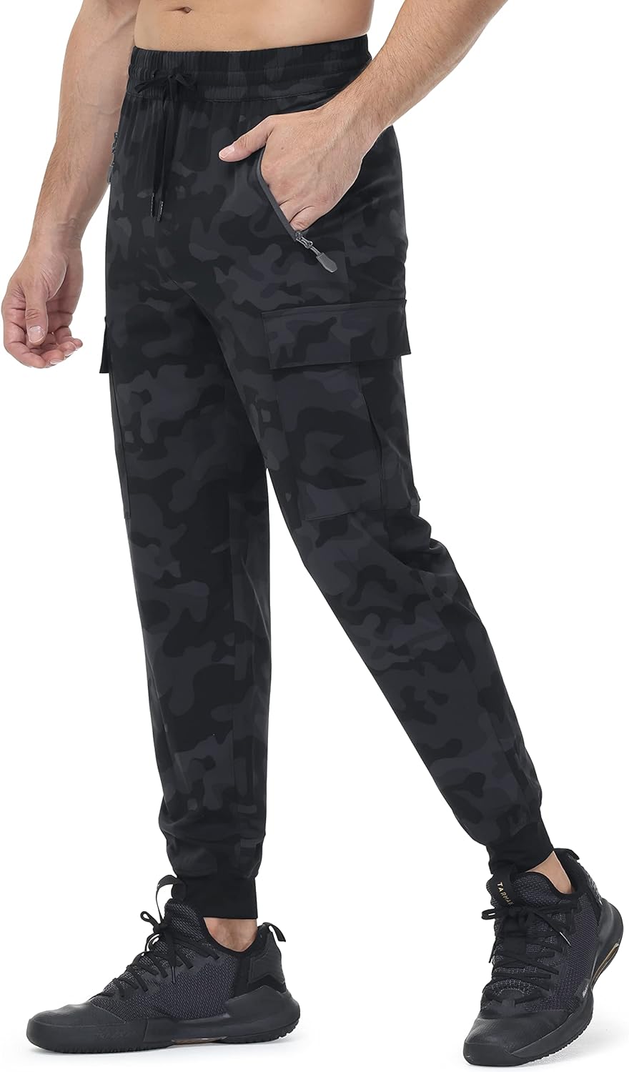 Libin Men's Lightweight Joggers Quick Dry Cargo Hiking Pants
