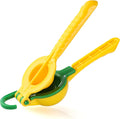 Yellow/Green Lemon Squeezer 2-in-1 Manual Citrus Juicer - Durable