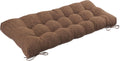 Bench Cushion for Indoor Furniture 46.5 x 19 in - Thick Textured Seat