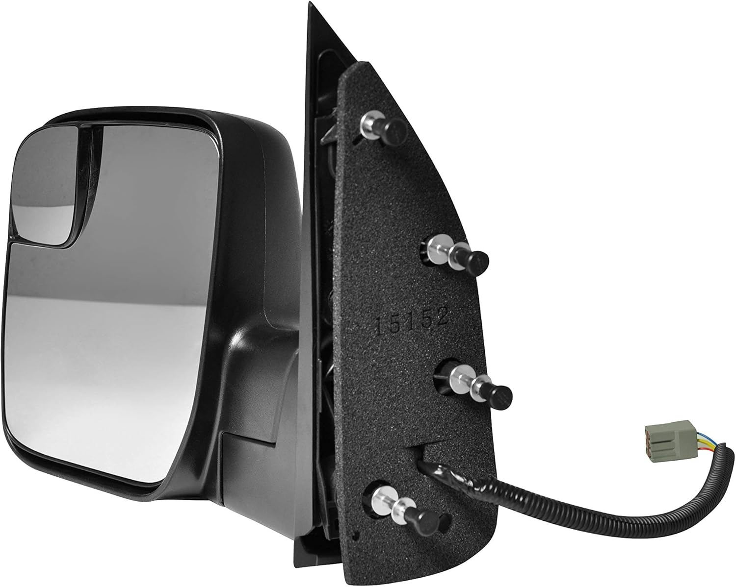 Dependable Direct Driver Side Textured Side View Mirror for Ford