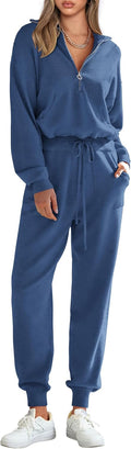PRETTYGARDEN Womens 2 Piece Sweater Set Tracksuit - Cozy Casual Fit