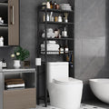 Over-The-Toilet Storage Rack, 4-Tier Bathroom Organizer Shelf - Space