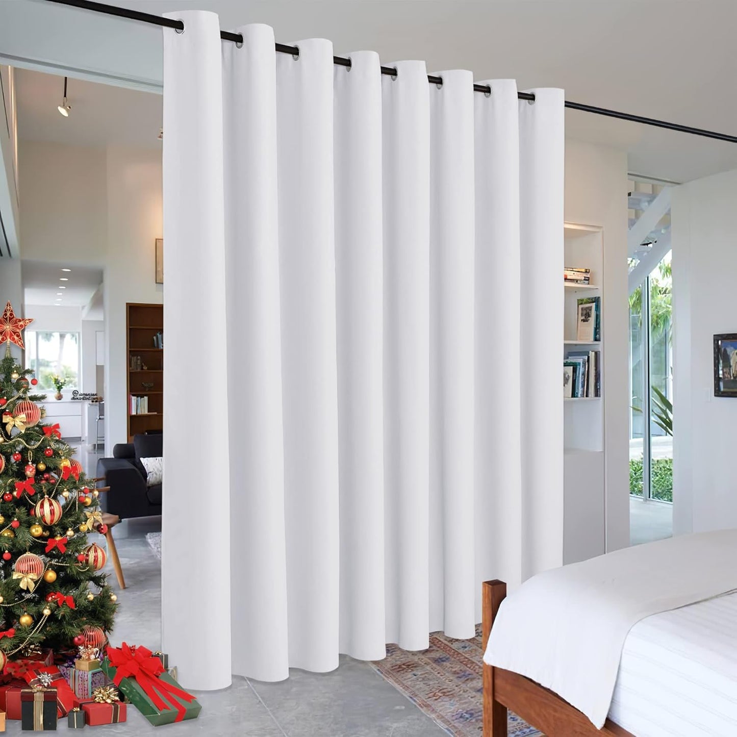 RYB HOME Extra Wide Curtains for Room Separation and Privacy