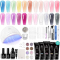 Poly Extension Gel Nail Kit 22 Colors Complete Starter Kit - Salon