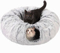 Cat Tunnel Bed Donut Tunnel for Indoor Cats - Cozy Play & Nap