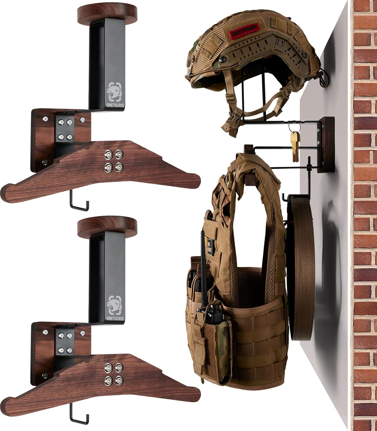 OneTigris Tactical Gear Wall Mount for Organized Storage Solutions