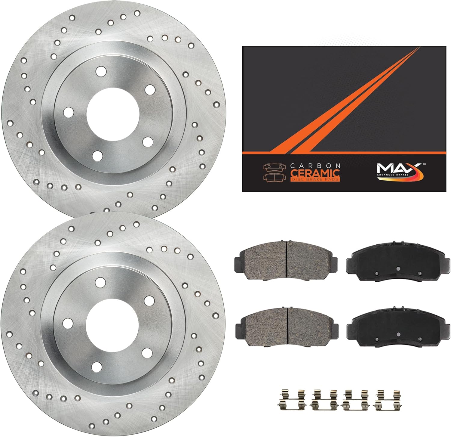 Max Advanced Brakes Front Brake Kit for Subaru Outback WRX