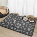 Extra Large Absorbent Dog Bowl Mats for Food and Water Use