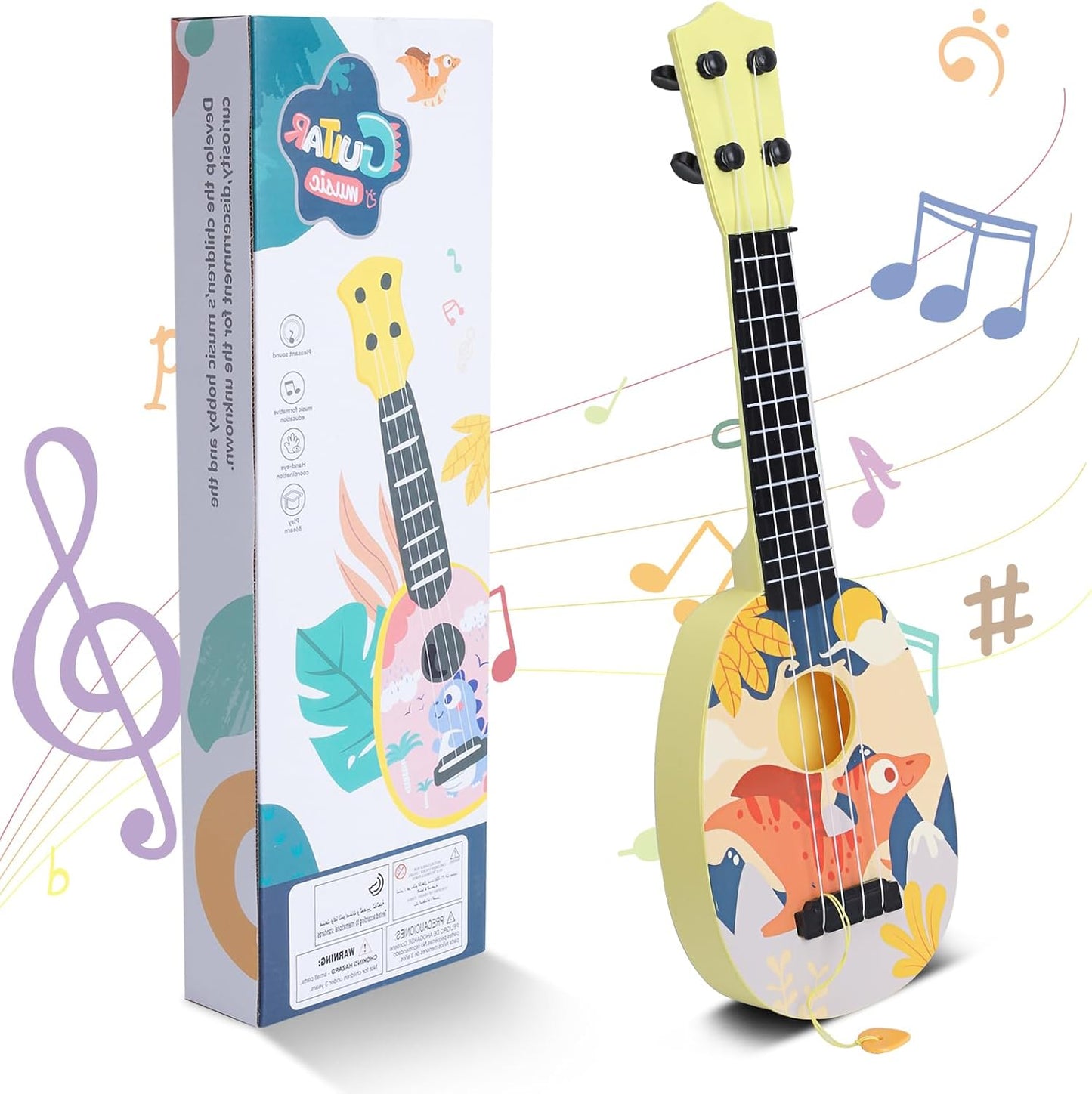 YOLOPLUS+ Kids Ukulele: Early Learning Musical Fun!