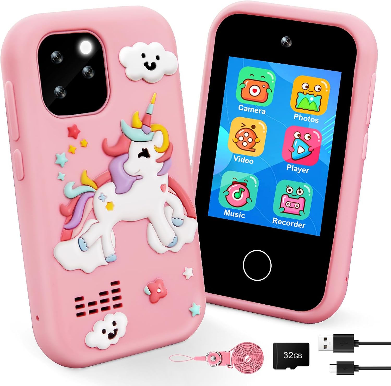 Unicorn Kids Smart Phone - Dual Camera Fun! 
