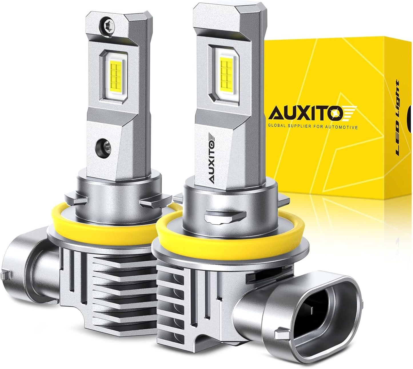 AUXITO H11 LED Bulbs - 900% Brighter H8 H9 Light Bulbs