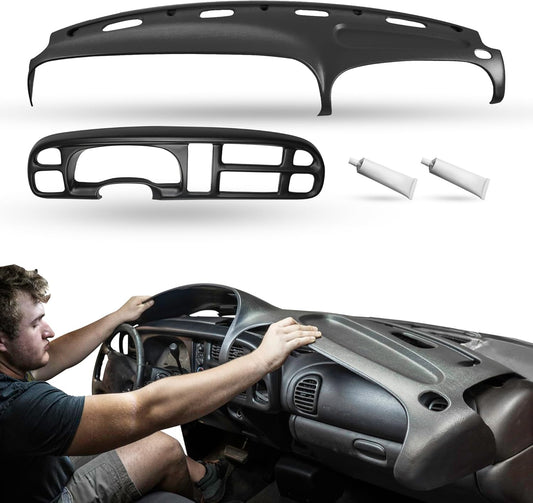 DASHSKIN Molded Dash Skin Cover for 99-01 Dodge Ram 1500