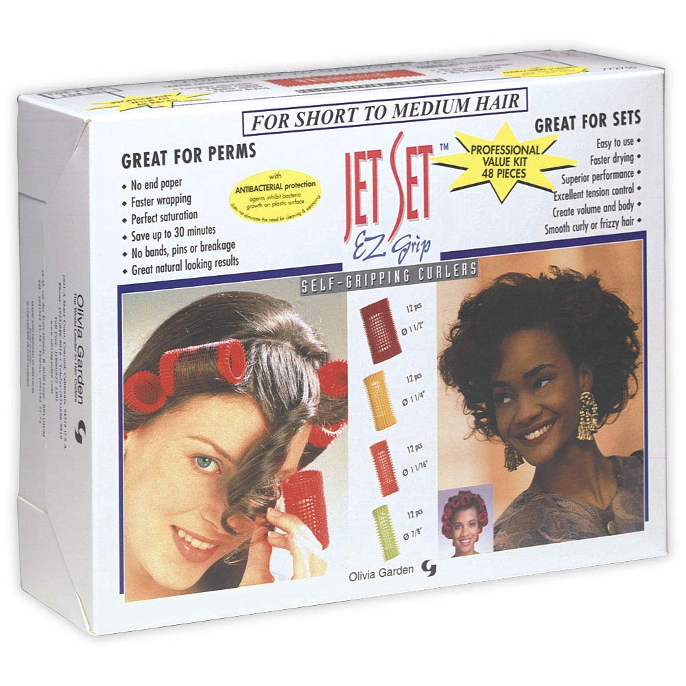 Olivia Garden Jet Set Self-Gripping Curler for Perfect Curls