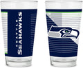 NFL Football Pint Glass Set of 2 with Digitally Printed Logo