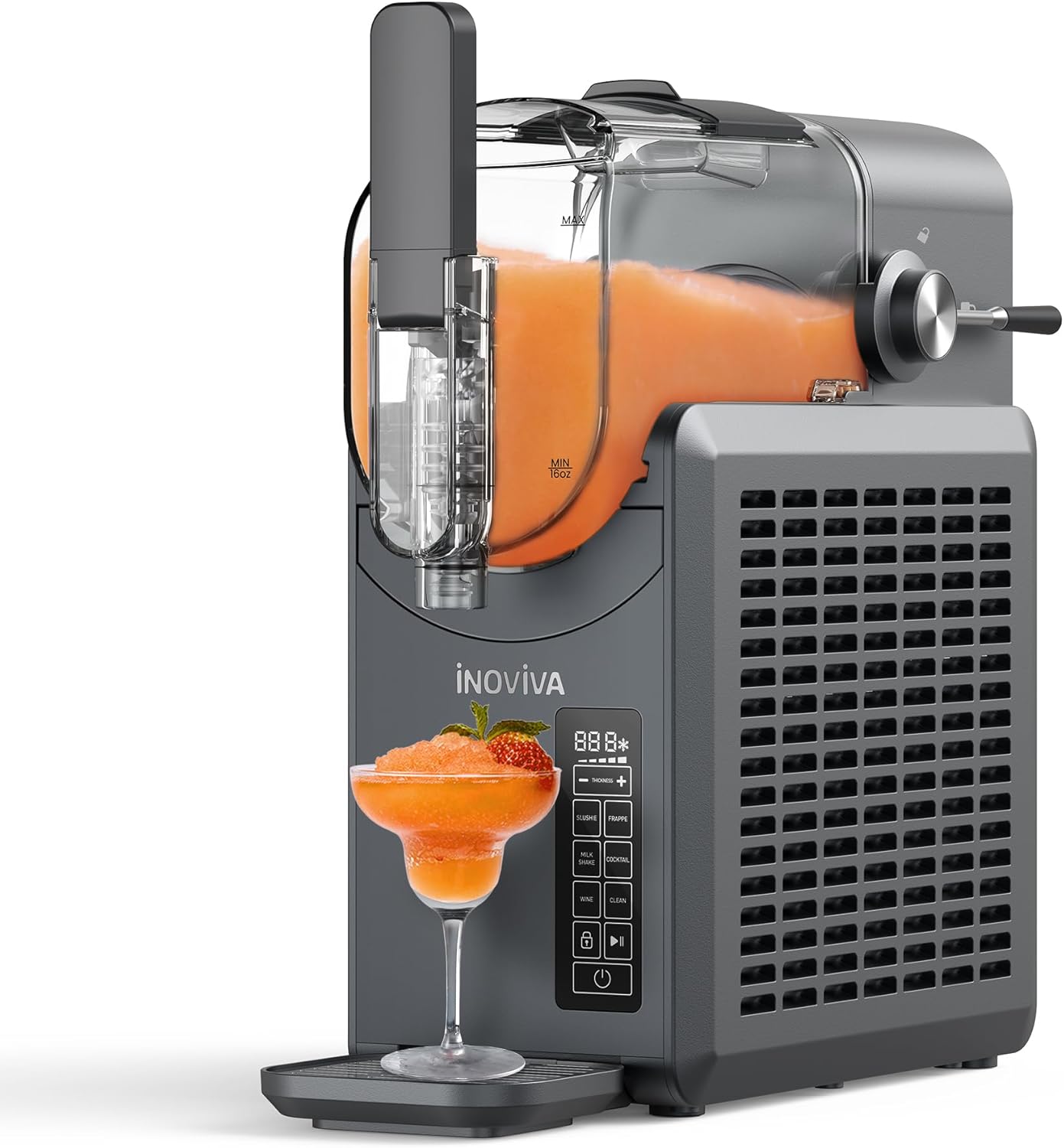Inoviva Slushie Machine: Ice-Free, 5 Presets