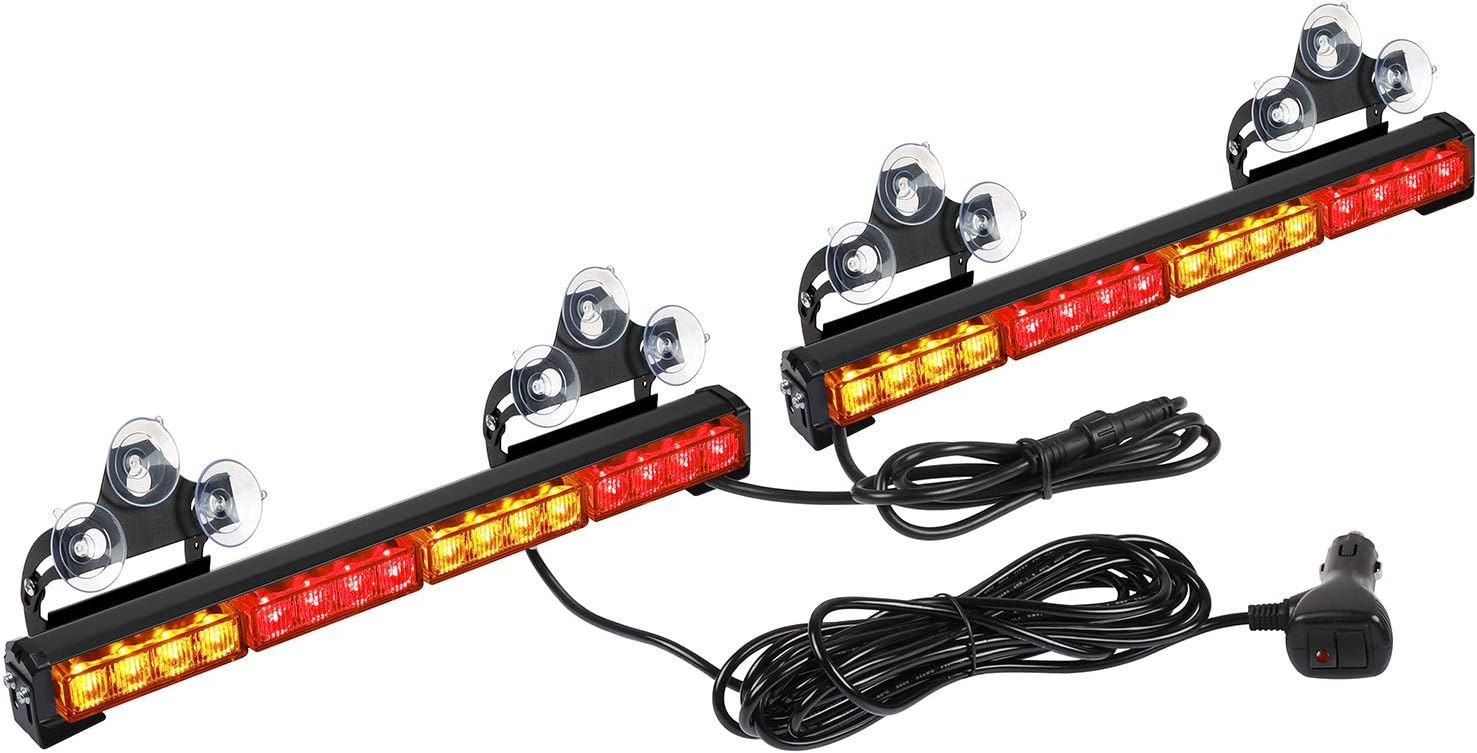 ASPL 2x16.8 inch Emergency Flashing LED Traffic Advisor Light Bar