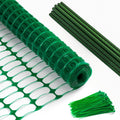 Temporary Fence Plastic Fence with Posts - Portable 40in Safety
