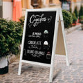 TEAKMAMA Extra Large 40x22 Double-Sided Chalkboard - Spacious Sign