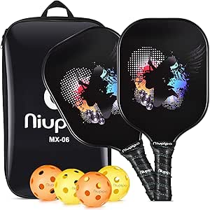 Niupipo Pickleball Paddle Set - USAPA Approved Graphite Rackets