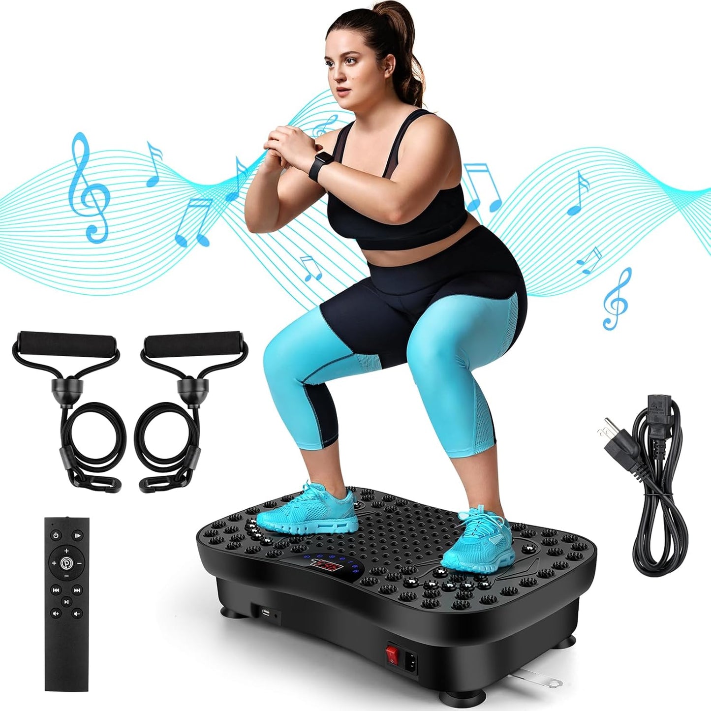Vibration Plate Fitness Machine - Total Body Toning