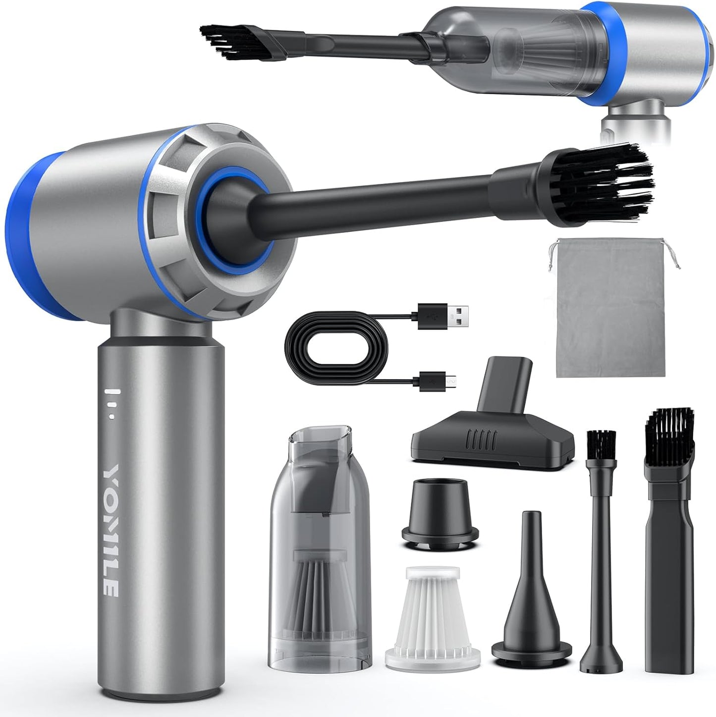 Electric Air Duster 2 in 1 Powerful Vacuum for Home and Car