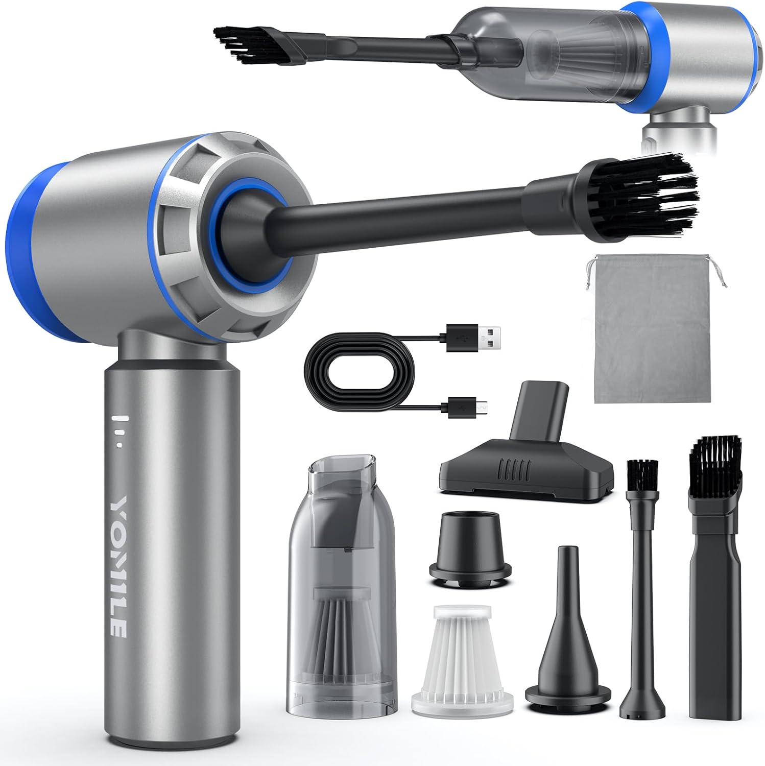 Electric Air Duster 2 in 1 Powerful Vacuum for Home and Car