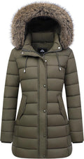 Women's Winter Thickened Down Jacket Long Puffer Coat - Warm Parkas