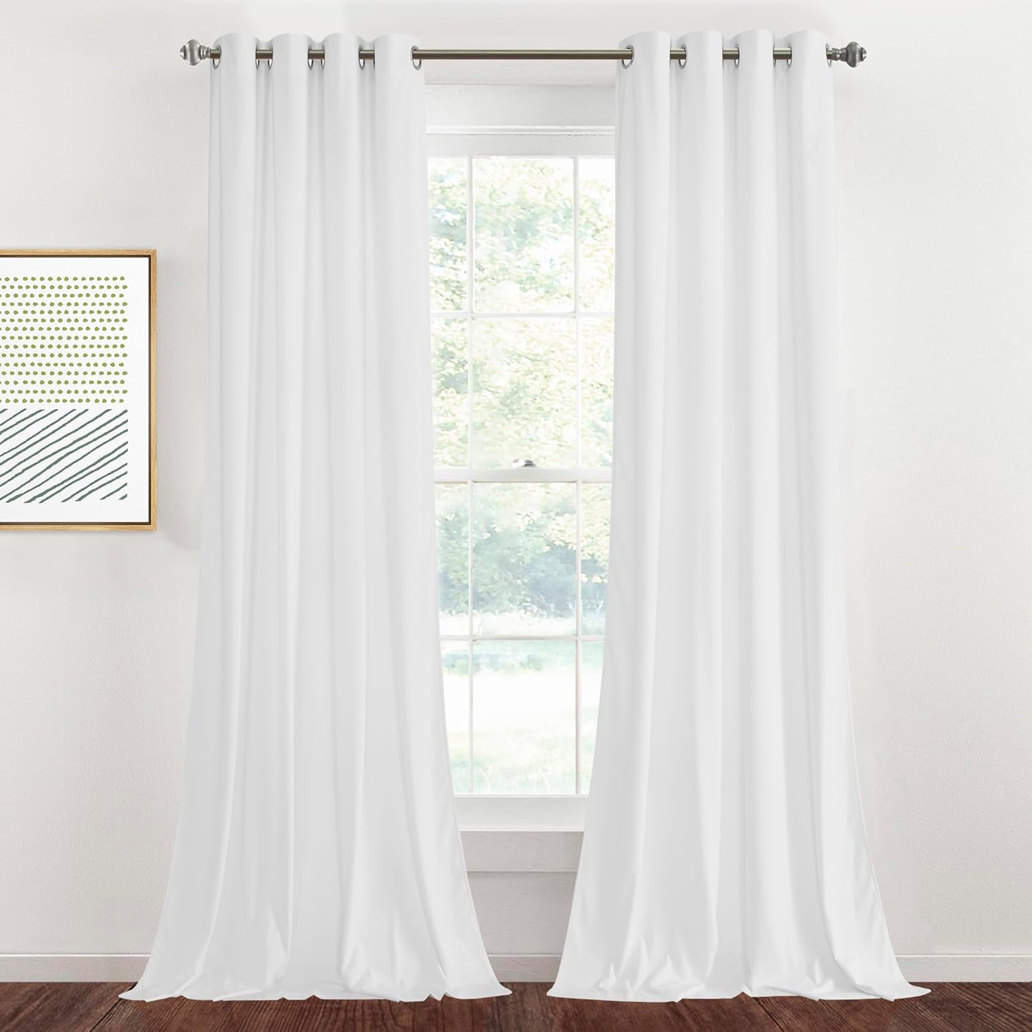StangH Velvet Drapes 108 inches Long for Elegant Home Decor