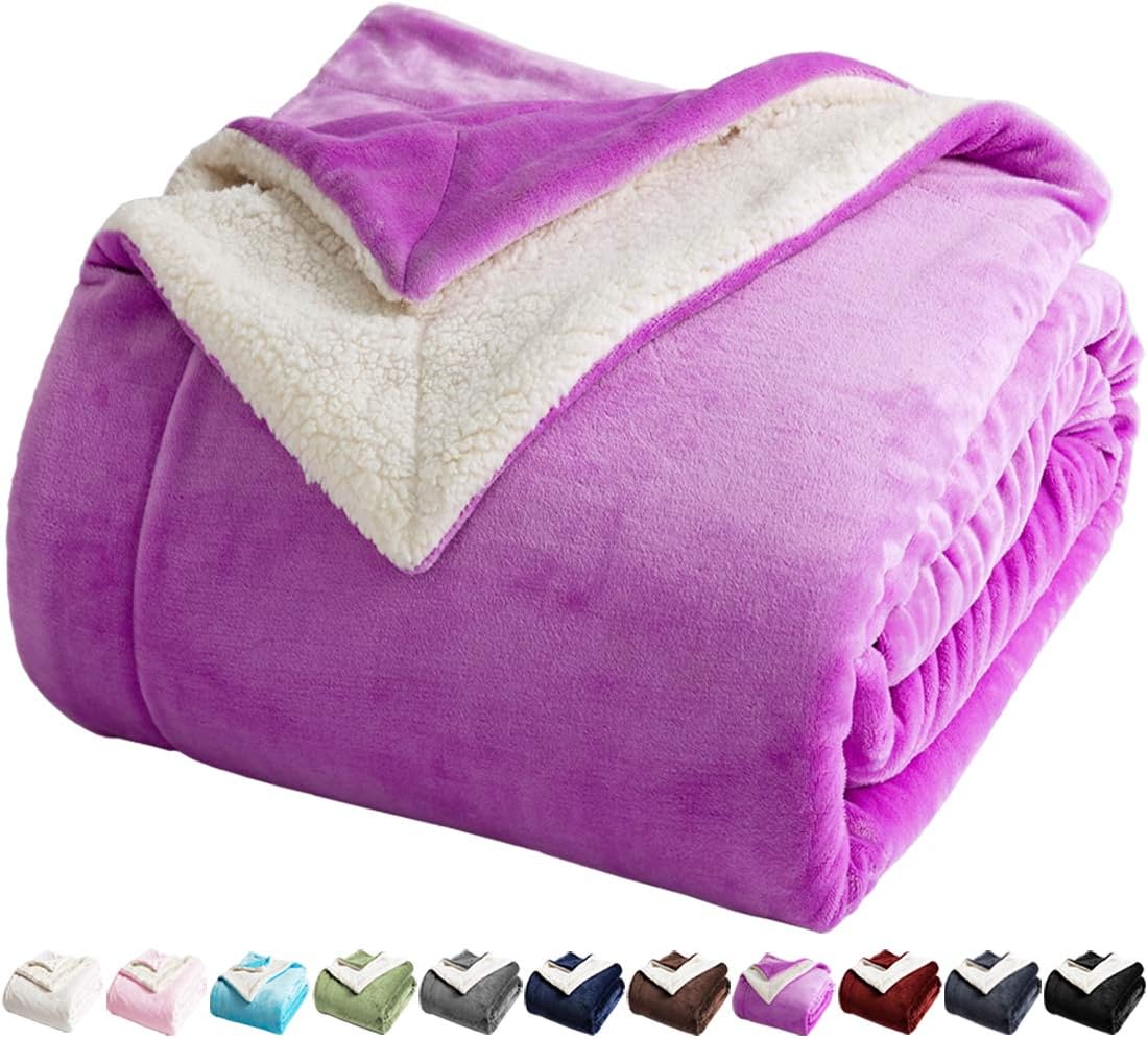 Luxurious Sherpa Fleece Bed Blanket for Cozy Comfort