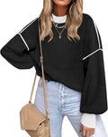 ETCYY Womens Sweaters Fall 2025 Batwing Long Sleeve Knit Tops
