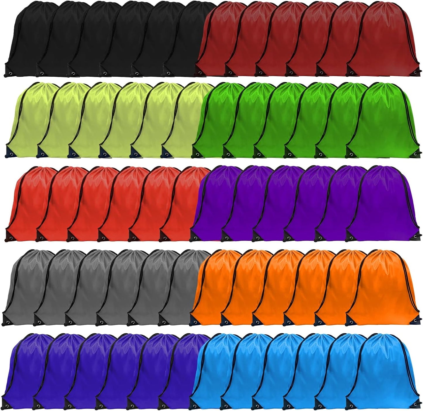 Drawstring Bags for Sports and Travel - Bulk Cinch Sacks