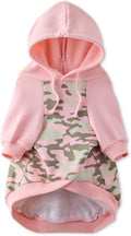 Pink Half Camo Dog Hoodie Small - Rocky II Extra Comfy