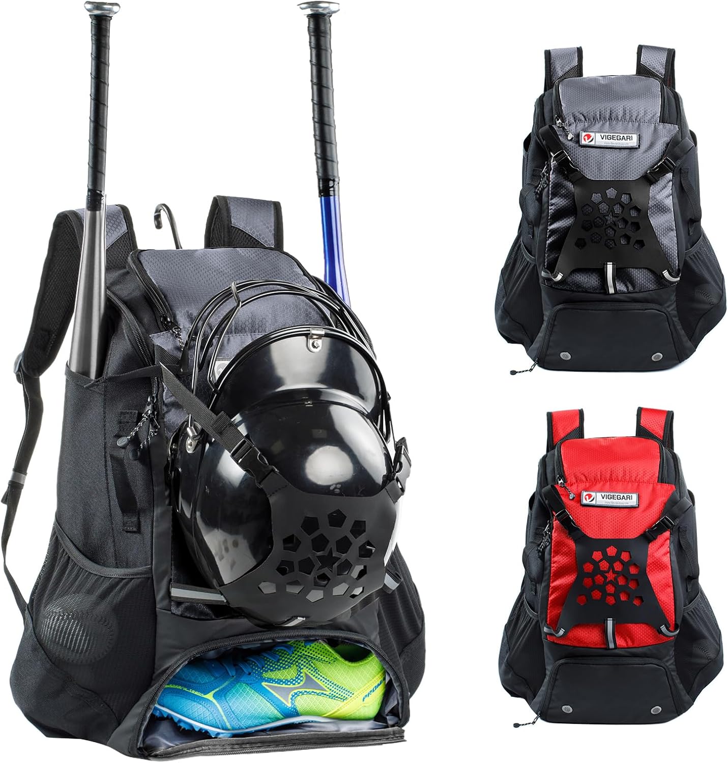 Baseball Backpack for Youth and Adults - Large Capacity Gear Bag