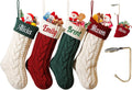 Personalized Christmas Stockings with Names 18 in - Large Knit Family