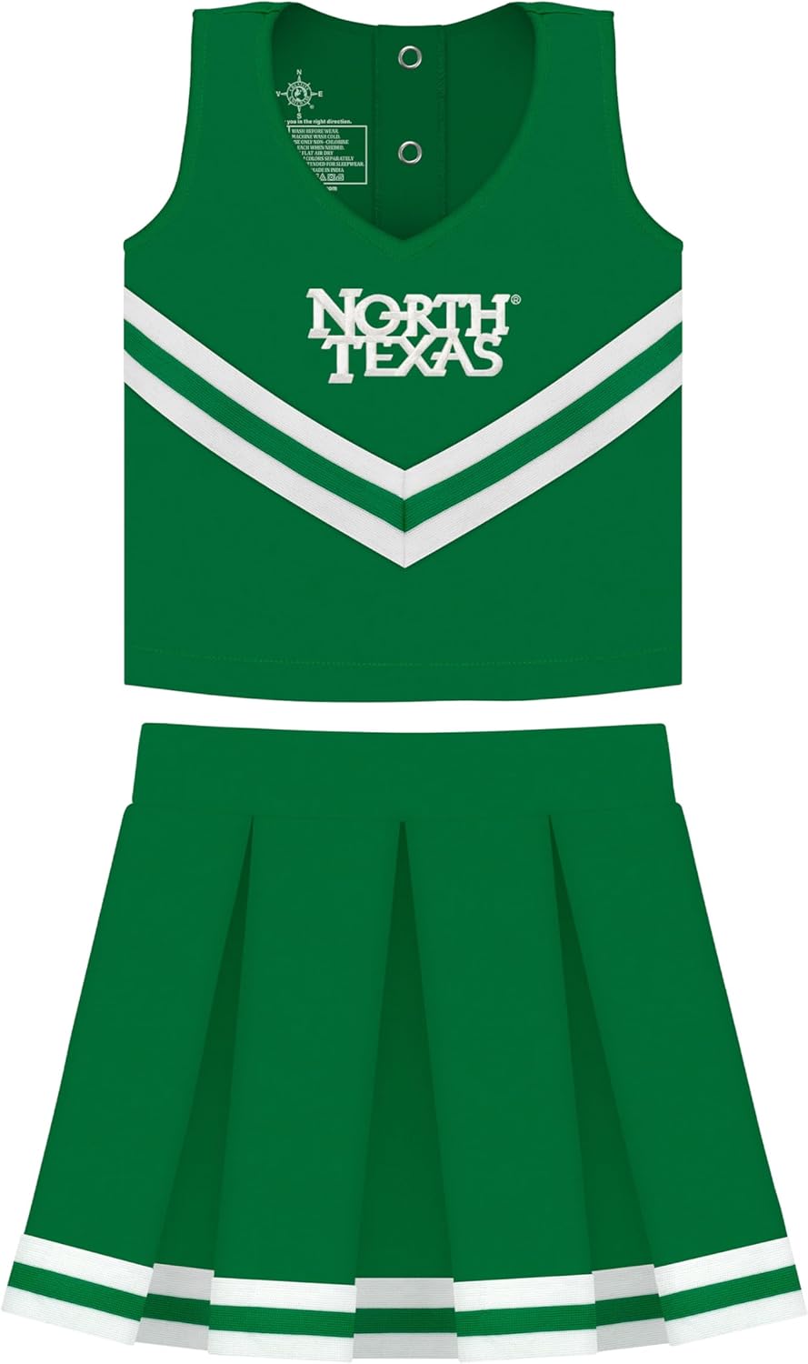 College Baby Youth Cheerleader Dress 3 Piece Set for Little Ones